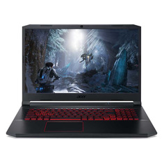 Ноутбук ACER Nitro 5 AN517-52-77M3, 17.3", IPS, Intel Core i7 10750H 2.6ГГц, 16ГБ, 1000ГБ, 256ГБ SSD, NVIDIA GeForce GTX 1660 Ti - 6144 Мб, Eshell, NH.Q8JER.00F, черный