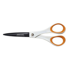 Ножницы Fiskars 1004720 1004720 Non-Stick универсальные, 180мм, ручки пластиковые, нержавеющая сталь, белый