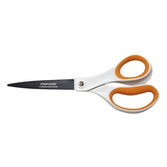 Ножницы Fiskars 1004721 1004721 Non-Stick универсальные, 210мм, ручки пластиковые, нержавеющая сталь, белый