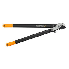 Сучкорез контактный Fiskars PowerGear L77 большой черный/оранжевый (1000583)