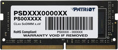 Оперативная память PATRIOT SO-DIMM DDR4 PSD416G240081S 16Gb Патриот