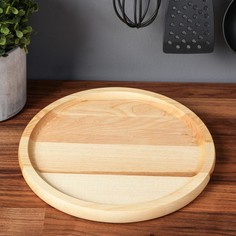 Тарелка-доска для закусок и нарезки Доброе дерево