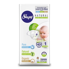 Подгузники Sleepy Natural Organic Baby Diaper (2-5 кг) шт.