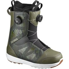 Ботинки сноубордические Salomon 19-20 Launch Boa SJ Boa Camo/Dark Olive/Beluga - 39,0 EUR