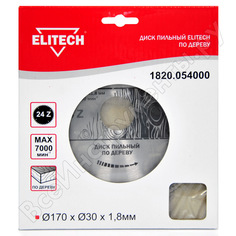Пильный диск Elitech