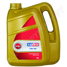 Моторное масло extra синтетика 5w40, sm/cf, 4л luxе 4