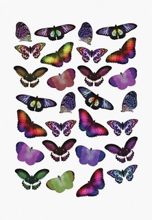 Наклейка декоративная Decoretto Танцующие бабочки и мотыльки