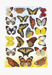 Наклейка декоративная Decoretto Летние бабочки