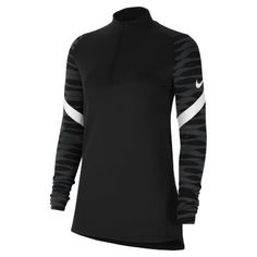 Женская футболка для футбольного тренинга с молнией 1/4 Nike Dri-FIT Strike