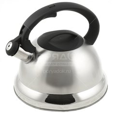 Чайник из нержавеющей стали Daniks MSY-013 со свистком, 3 л