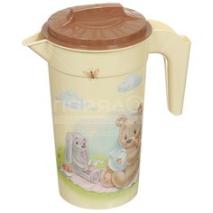 Кувшин пластмассовый детский Полимербыт Polly С14820, 1.2 л