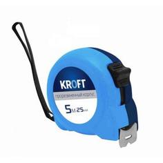 Рулетка Kroft прорезиненная 5 м x 25 мм