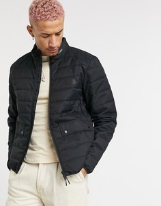 Черная стеганая куртка Barbour International Drive-Черный цвет