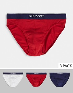 Набор из 3 трусов (красные/белые/синие) Lyle & Scott-Мульти