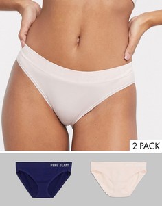 Набор из 2 бесшовных трусов Pepe Jeans-Мульти
