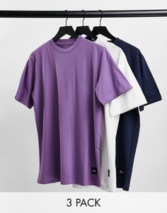 Набор из 3 хлопковых футболок Native Youth-Многоцветный