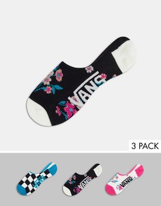 Набор из трех пар разноцветных носков Vans-Многоцветный