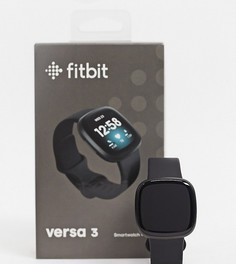 Черные смарт-часы унисекс Fitbit Versa 3-Черный цвет