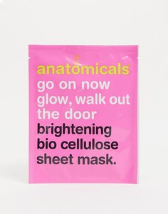 Тканевая осветляющая маска для лица Anatomicals-Бесцветный