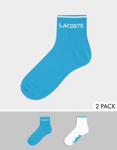 Набор из двух пар низких носков синего цвета Lacoste-Многоцветный
