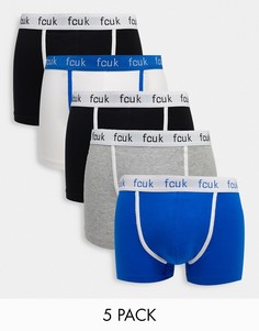 Набор из 5 боксеров French Connection FCUK-Многоцветный