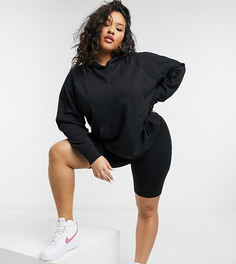 Худи черного цвета ASOS DESIGN Curve ultimate-Черный цвет