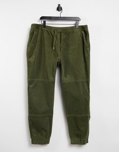 Вельветовые брюки карго цвета хаки New Look-Зеленый цвет