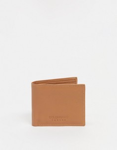 Кожаный складной бумажник Bolongaro Trevor Aaric-Коричневый цвет