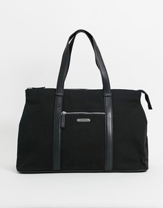 Черная нейлоновая спортивная сумка Bolongaro Trevor-Черный цвет
