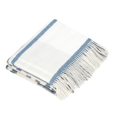 Плед Home Blanket Sienna синий с белым 140х200 см