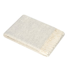 Плед Home Blanket Alisabetta серый с белым 140х200 см
