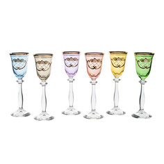 Набор рюмок для ликера Анжела V0023Q Арлекино 6 шт Bohemia Glass