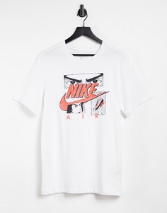 Белая футболка с рисунком манга Nike Manga-Белый
