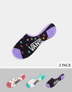 Набор из трех пар носков радужных цветов Vans-Многоцветный