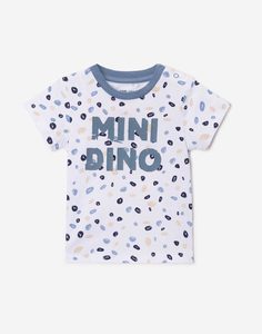 Футболка с принтом Mini dino для малыша Gloria Jeans