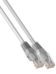 Сетевой кабель ExeGate UTP cat.5e 1m Grey UTP-RJ45-RJ45-5e-1M-LSZH-GY 286381