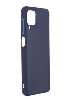 Чехол Neypo для Samsung Galaxy A12 2021 Soft Matte Silicone Dark Blue NST20526