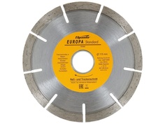 Диск Sparta Europa Standard отрезной алмазный сегментный 115x22.2mm 73161