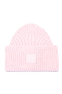 Светло-розовая шапка из шерсти Acne Studios