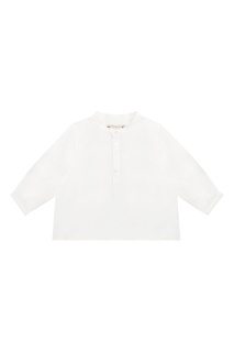 Белая блузка из хлопка Bonpoint