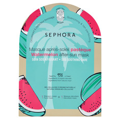 Маска после загара для лица и зоны декольте Арбуз Sephora Collection