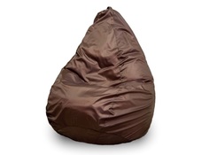 Кресло-мешок «груша» l (пуффбери) коричневый 85x70x60 см.