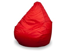 Кресло-мешок «груша» xxxl (пуффбери) красный 150x110x100 см.