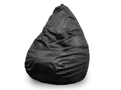 Кресло-мешок «груша» xxxl (пуффбери) черный 150x110x100 см.