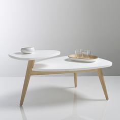 Журнальный столик jimi (laredoute) белый 92x43x54 см.
