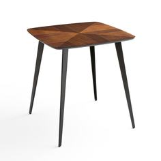 Приставной столик watford (laredoute) коричневый 70x75x70 см.