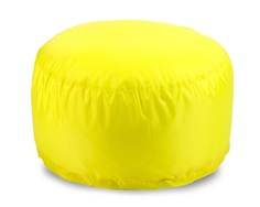 Кресло-мешок «таблетка» (пуффбери) желтый 55x30x55 см.