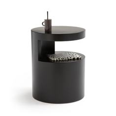 Приставной столик newark (laredoute) черный 50 см.