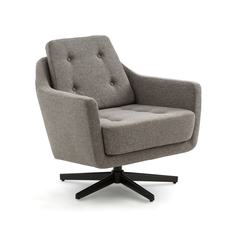 Кресло вращающееся sokut (laredoute) серый 84x77x79 см.
