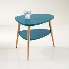 Приставной столик jimi (laredoute) голубой 50x45x41 см.
